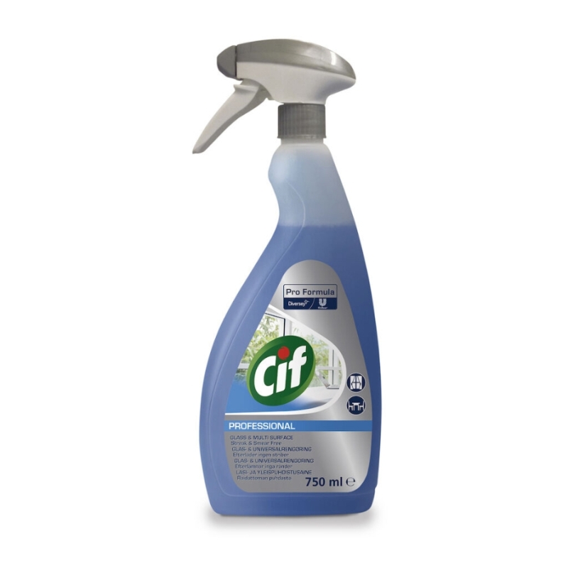 Cif Pro Formula Glass i Multi Surface Cleaner sredstvo za staklo i višenamenske površine 750ml