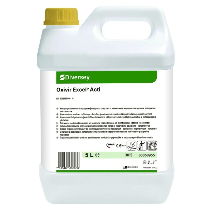 Diversey Oxivir Excel sredstvo za pranje i dezinfekciju 5L