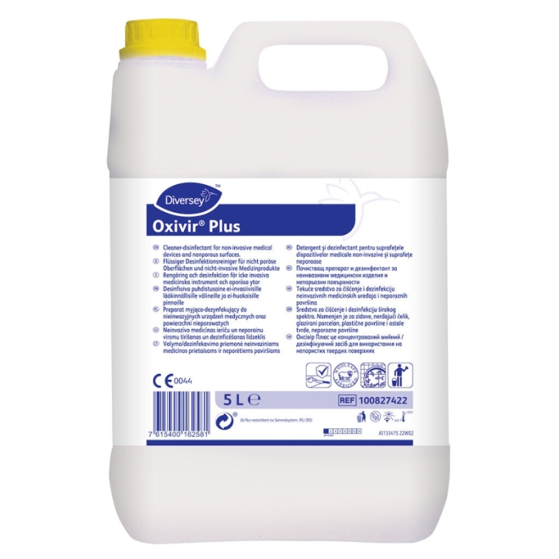 Diversey Oxivir Plus dezinfekcija medicinskih uređaja i površina 5L