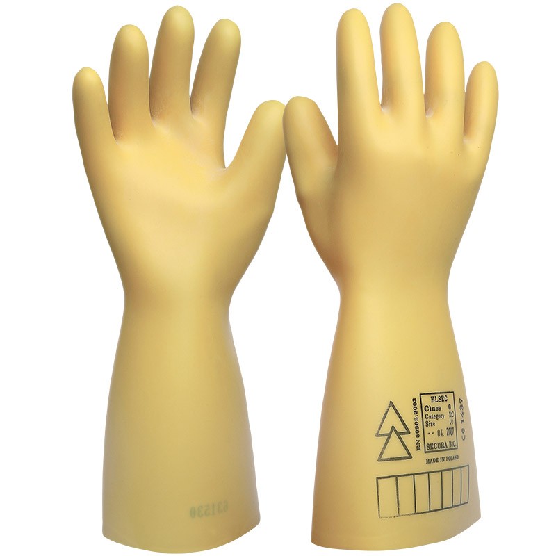 INSULATING GLOVES FOR ELECTRICAL WORK 20000 V  class 2