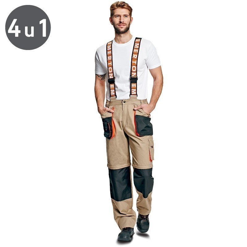 Emerton summer suspender trousers 4 in 1