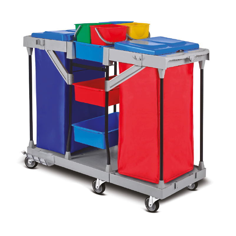 PLASTIC SERVING TROLLEY - Complete Set w/PVC Bag