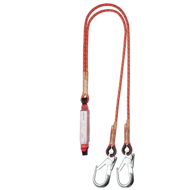Integrated shock absorber with adjustable rope fi14