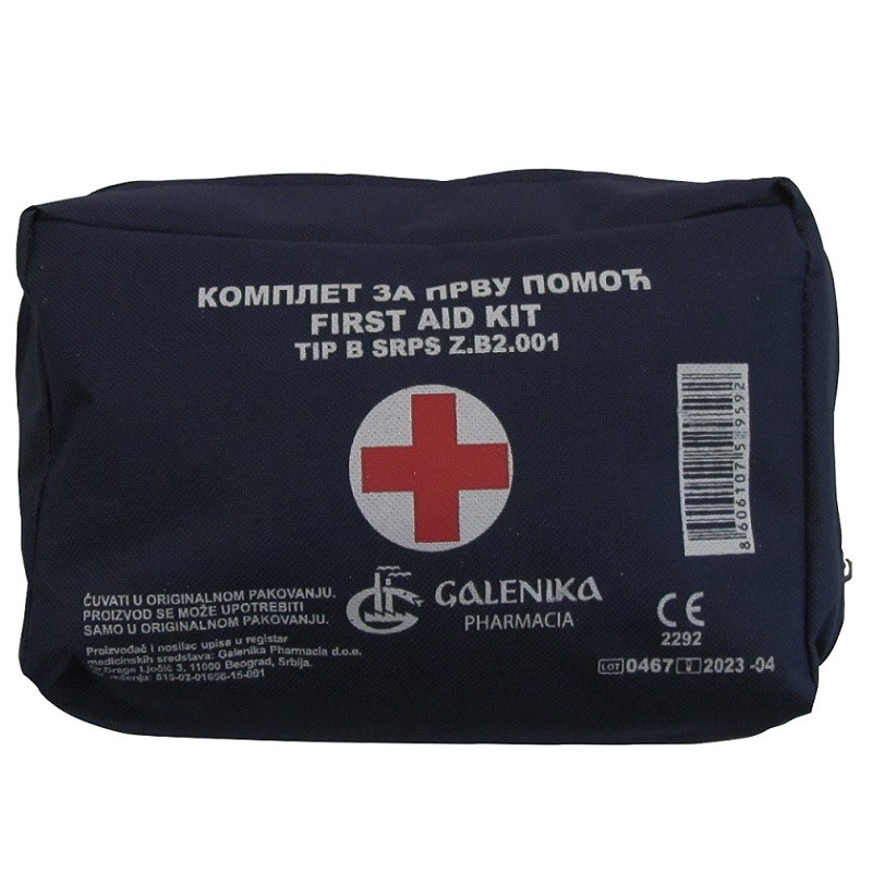 TYPE B FIRST AID KIT, FOR CARS