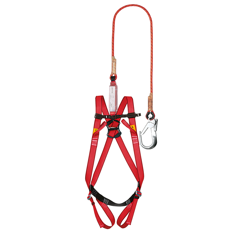 Safety harness set P03S with integrated elements