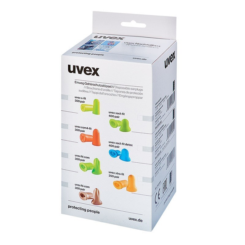 Spare uvex X-fit earplugs for container