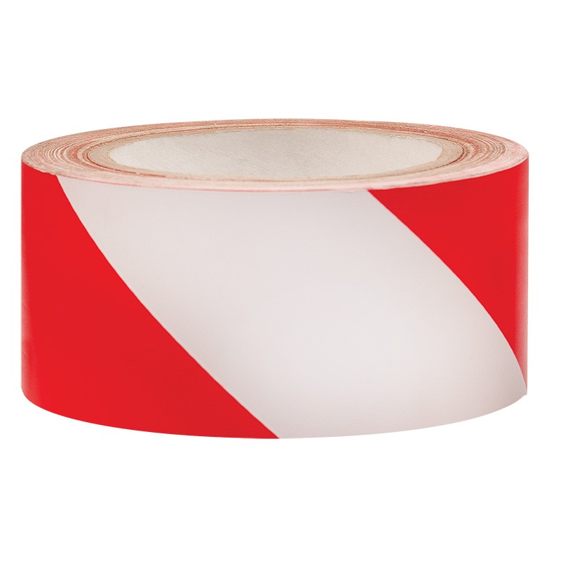 COMBY 5001 Self adhesive signal floor tape red/white 5 cm x 33 m