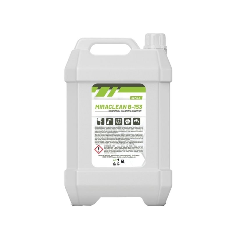 Miraclean B-153 sredstvo za industrijsko čišćenje i odmašćivanje - 5l