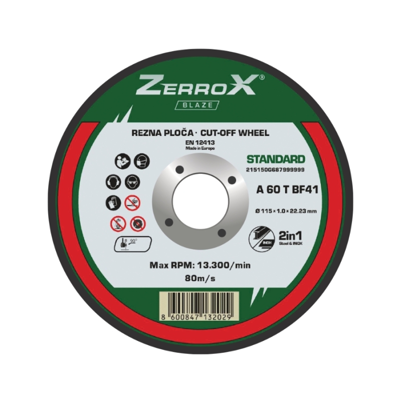 Zerrox Blaze standard rezna ploča