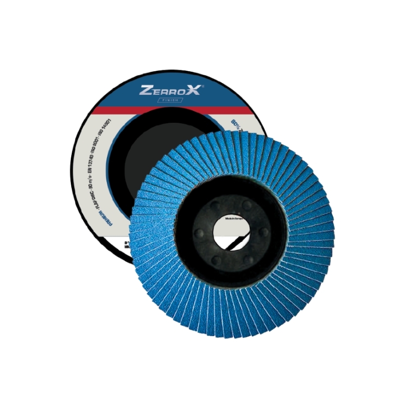 Zerrox Finish flap disk - premium