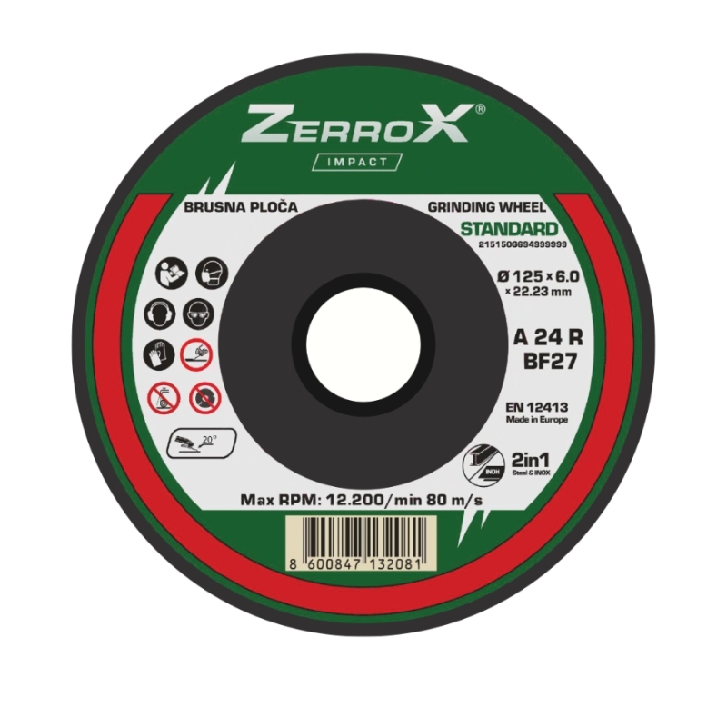 Zerrox Impact standard brusna ploča